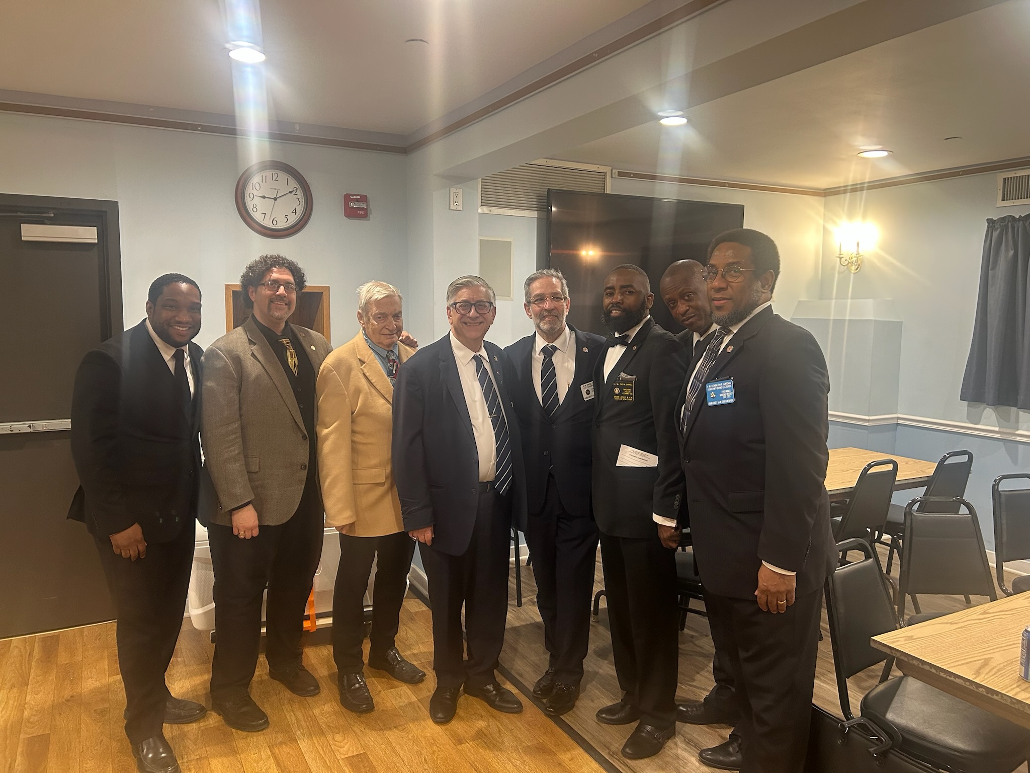 First Kings District brethren at the 2025 Grand Lecturer's Convention